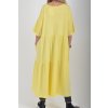 Žluté bavlněné šaty ES6431