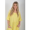 Žluté bavlněné šaty ES6431