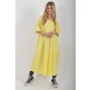 Žluté bavlněné šaty ES6431