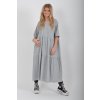 Šedé bavlněné šaty ES6432