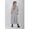 Šedé bavlněné šaty ES6432