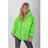 Svítivě zelená bunda ES6437