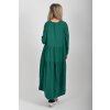 Lahvově zelené bavlněné šaty ES6446