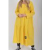 Žluté bavlněné šaty ES6448