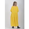 Žluté bavlněné šaty ES6448