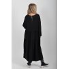 Černé bavlněné šaty ES6449