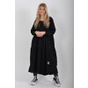 Černé bavlněné šaty ES6449