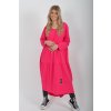 Růžové bavlněné šaty ES6451