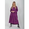 Fialové bavlněné šaty ES6453