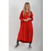 Červené bavlněné šaty ES6454