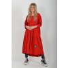 Červené bavlněné šaty ES6454