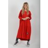 Červené bavlněné šaty ES6454