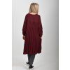 Bordó šaty ES6548