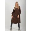Čokoládové šaty ES6551