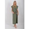 Khaki šaty ES6573