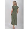 Khaki šaty ES6573