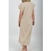 Béžové šaty ES6576