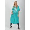 Tyrkysové šaty ES6599