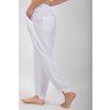 Bílé lněné kalhoty ES6610