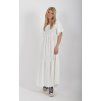Dlouhé bílé šaty ES6629