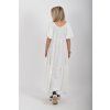Dlouhé bílé šaty ES6629