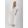 Dlouhé bílé šaty ES6629