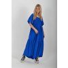 Dlouhé modré šaty ES6630
