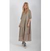 Cappuccino šaty ES6649