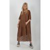 Čokoládové šaty ES6658