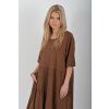 Čokoládové šaty ES6658