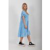 Modré mušelínové šaty ES6677