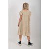 Béžové mušelínové šaty ES6679
