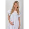 Bílé mušelínové šaty ES6680