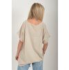 Béžové tričko ES6699