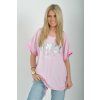Růžové tričko ES6701