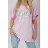 Růžové tričko ES6701