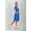 Modré mušelínové šaty ES6711