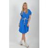 Modré mušelínové šaty ES6711