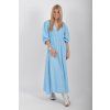 Modré mušelínové šaty ES6725