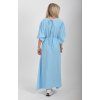 Modré mušelínové šaty ES6725
