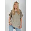 Cappuccino lněné tričko ES6746