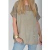 Cappuccino lněné tričko ES6746
