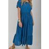 Petrolejové šaty ES6881