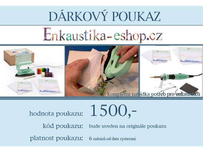Dárkový poukaz 1500