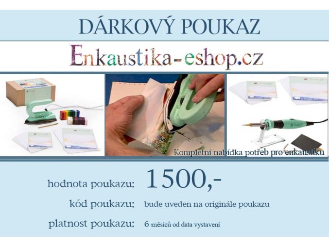 Dárkový poukaz 1500