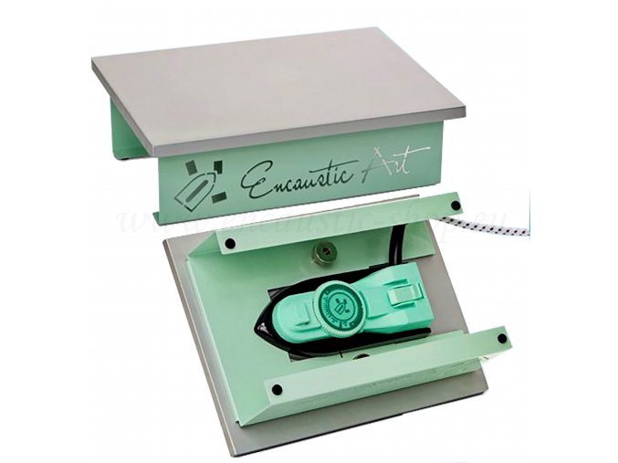 sada enkaustická žehlička a deska