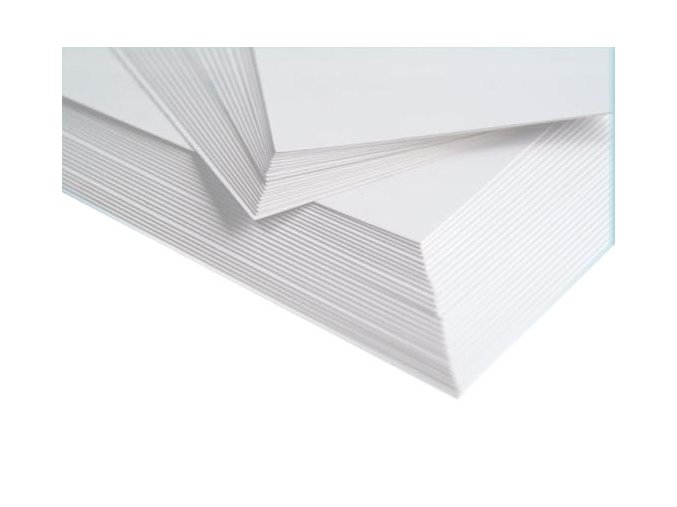 bílý papír na enkaustiku A4 50 listů