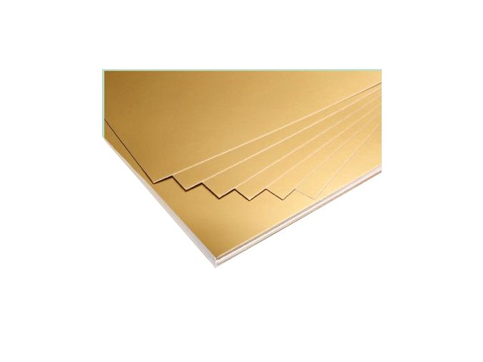 zlatý papír na enkaustiku 1 ks