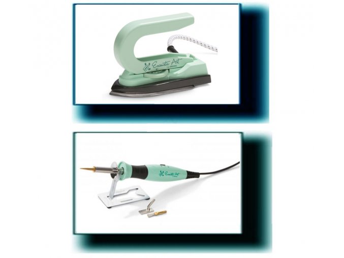 sada enkaustická žehlička a pero