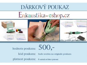 Dárkový poukaz 500